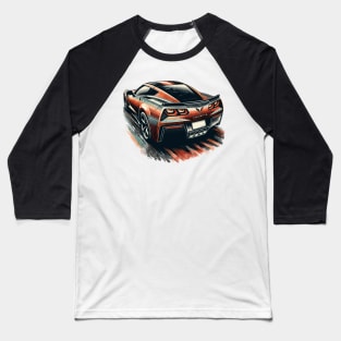 Chevrolet Corvette Baseball T-Shirt